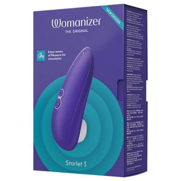 Womanizer Starlet 3 - stimolatore clitorideo a onde d’aria - blu