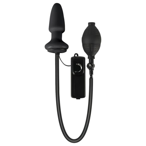 You2Toys - vibratore anale gonfiabile - silicone nero