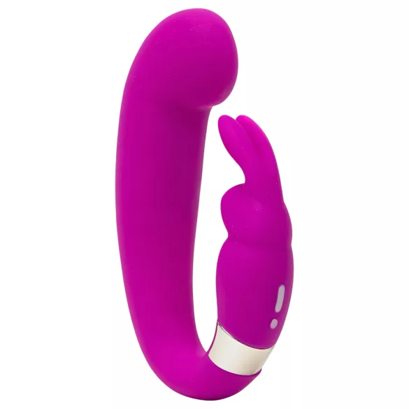 Happyrabbit - vibratore punto G mini con clitoride - ricaricabile - viola
