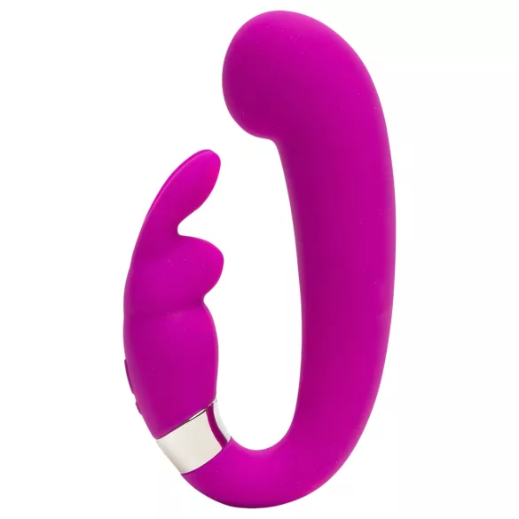 Happyrabbit - vibratore punto G mini con clitoride - ricaricabile - viola