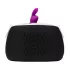 Happyrabbit - anello fallico vibrante con custodia - silicone viola