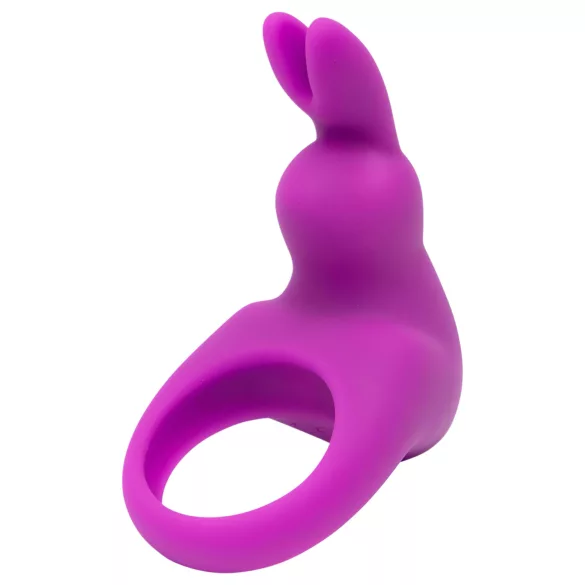 Happyrabbit - anello fallico vibrante con custodia - silicone viola