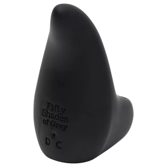 Fifty Shades of Grey - vibratore da dito - stimolazione clitoridea - nero