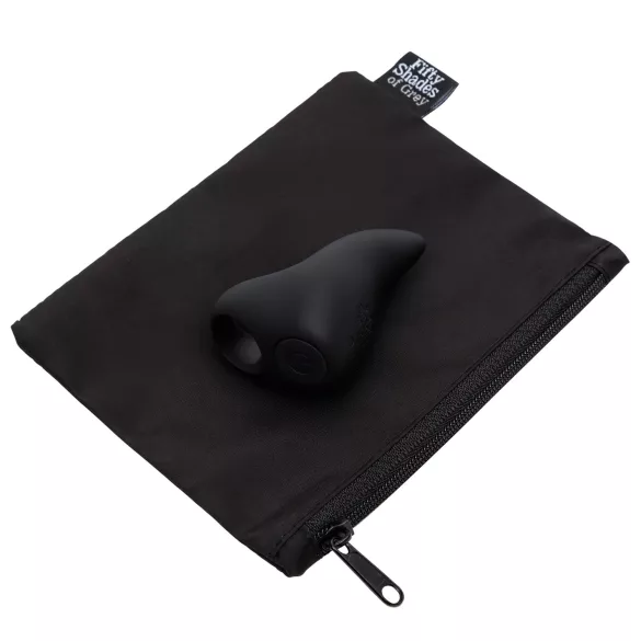 Fifty Shades of Grey - vibratore da dito - stimolazione clitoridea - nero