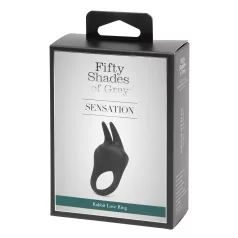   Fifty Shades of Grey - anello fallo vibrante clitoride - silicone nero
