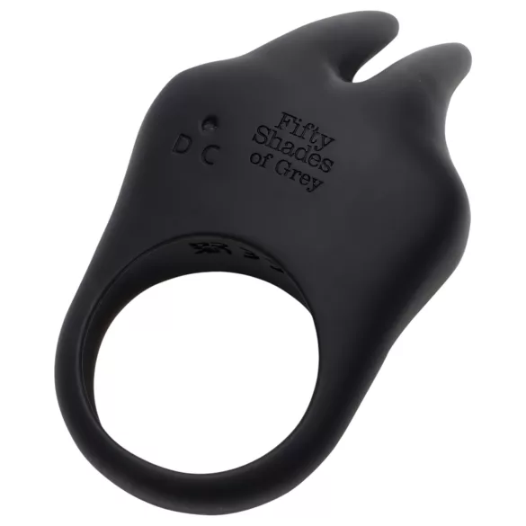 Cinquanta sfumature di grigio Sensation - anello fallico stimolatore del clitoride (nero)