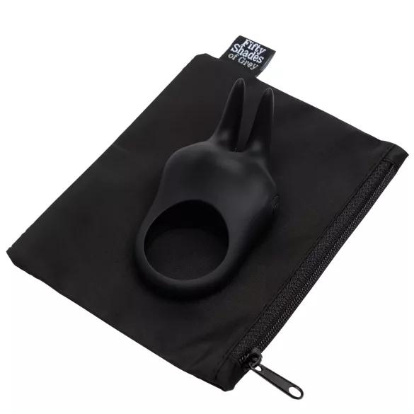 Cinquanta sfumature di grigio Sensation - anello fallico stimolatore del clitoride (nero)