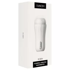 Svakom Robin - masturbatore ricaricabile (bianco)