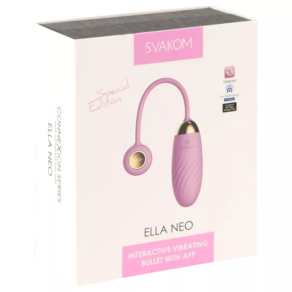 Svakom - vibratore a ovetto con controllo app - rosa
