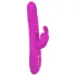 SMILE Rabbit - vibratore ricaricabile rotante e spintaneo con rabbit clitorideo (rosa)