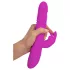 SMILE Rabbit - vibratore ricaricabile rotante e spintaneo con rabbit clitorideo (rosa)