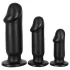 Anos - Set plug anale 3 pezzi - nero