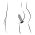 Anos - Set plug anale 3 pezzi - nero