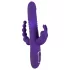 SMILE Triple - vibratore triplo con rotazione e spinta - ricaricabile - viola