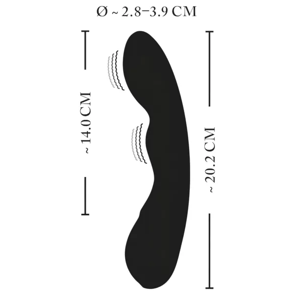 XOUXOU - vibratore punto G ricaricabile impermeabile nero