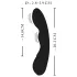 XOUXOU - vibratore punto G ricaricabile impermeabile nero