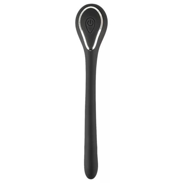 Penis Plug - dilatatore uretrale vibrante ricaricabile 1cm nero