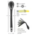 Penis Plug - dilatatore uretrale vibrante ricaricabile 1cm nero