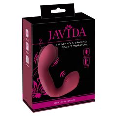   Javida Thumping - vibratore G-Spot e clitoride pulsante (rosso)