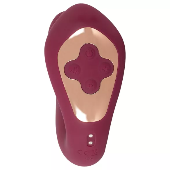 Javida Thumping - vibratore G-Spot e clitoride pulsante (rosso)