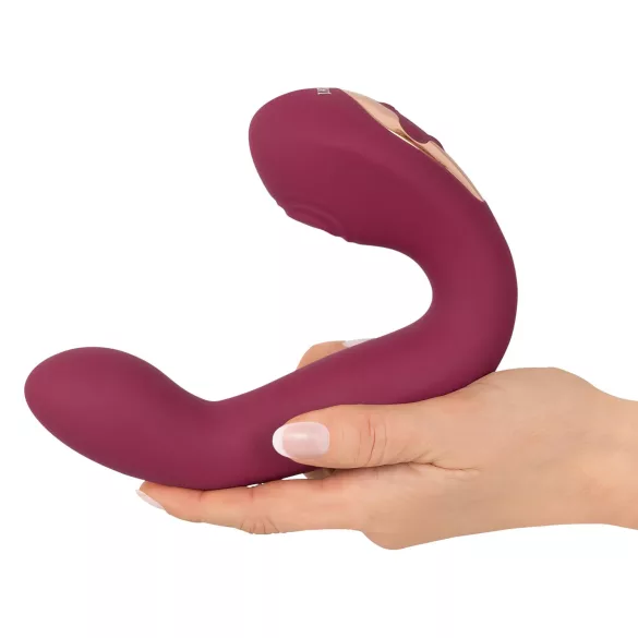 Javida Thumping - vibratore G-Spot e clitoride pulsante (rosso)
