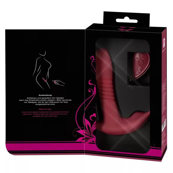 Javida RC - vibratore clitorideo 3 funzioni ricaricabile wireless - rosso