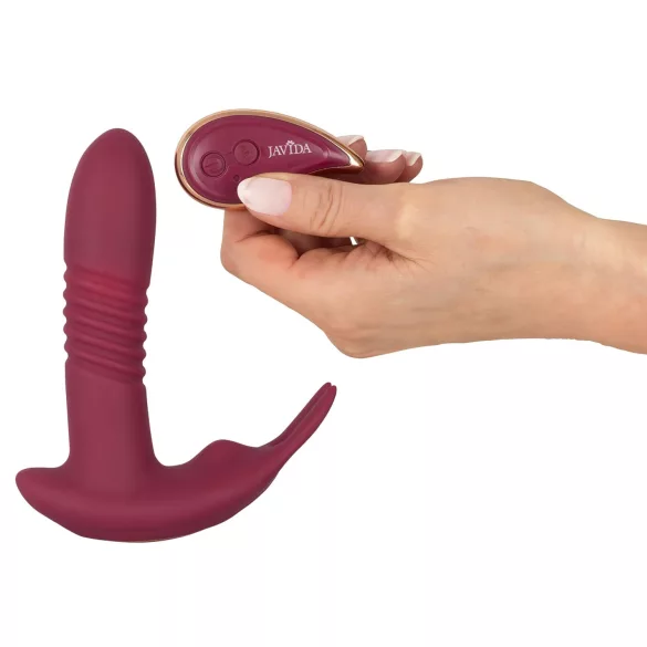 Javida RC - vibratore clitorideo 3 funzioni ricaricabile wireless - rosso