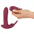 Javida RC - vibratore clitorideo 3 funzioni ricaricabile wireless - rosso