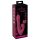 Javida - Vibratore rotante rosso con telecomando e braccio clitorideo