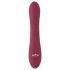 Javida - Vibratore rotante rosso con telecomando e braccio clitorideo