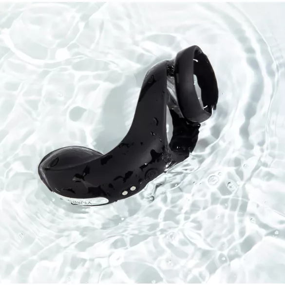 Svakom Benedict - anello fallico vibrante stimolatore perineo - silicone nero