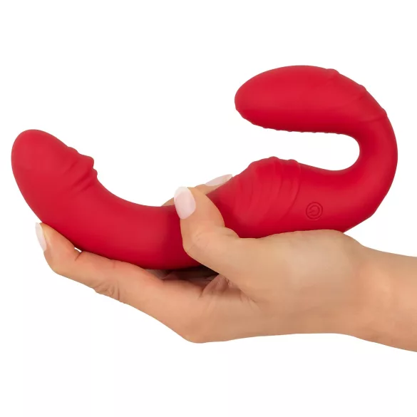 You2Toys - vibratore indossabile senza cinghie con telecomando - rosso