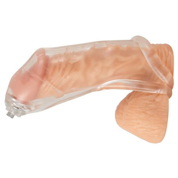 You2Toys - estensore pene con tubo di scarico - trasparente