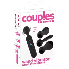   Couples Choice - vibratore massaggiante ricaricabile riscaldante - nero