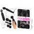 Couples Choice - vibratore massaggiante ricaricabile riscaldante - nero