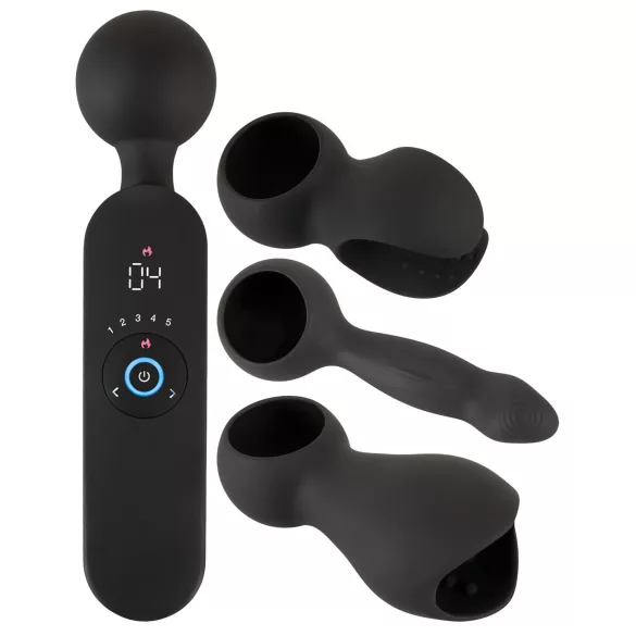 Couples Choice - vibratore massaggiante ricaricabile riscaldante - nero