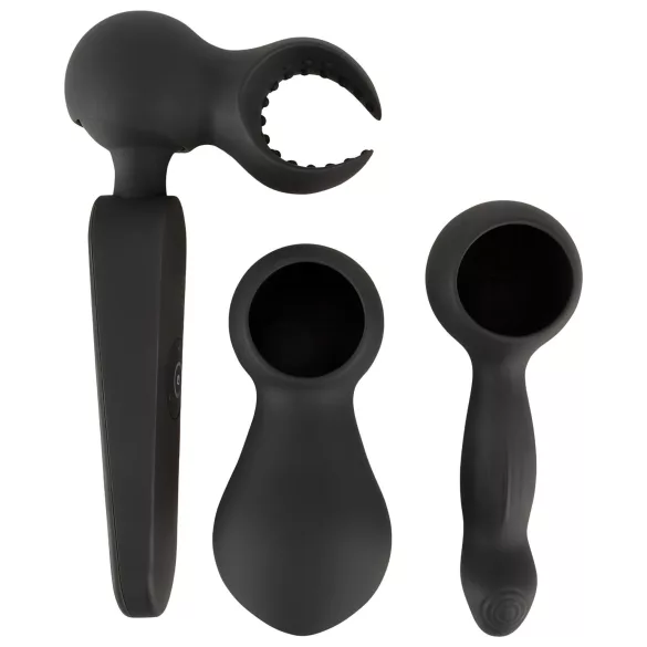 Couples Choice - vibratore massaggiante ricaricabile riscaldante - nero