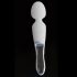Liaison Wand - Vibratore in silicone-vetro con LED trasparente