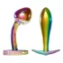 ANOS Metal Rainbow - set plug anale metallo - 2 pezzi