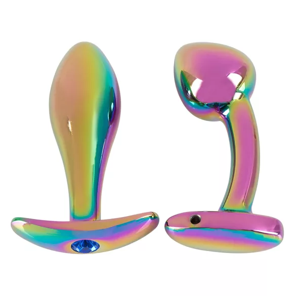 ANOS Metal Rainbow - set plug anale metallo - 2 pezzi