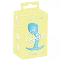 Cuties Mini Butt Plug - plug anale in silicone (blu, 2,6 cm)
