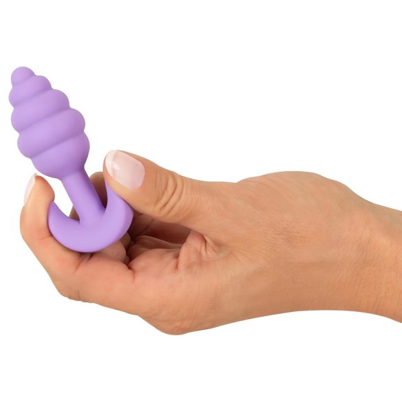 Cuties Mini Butt Plug - plug anale piccolo - silicone viola 2,8 cm