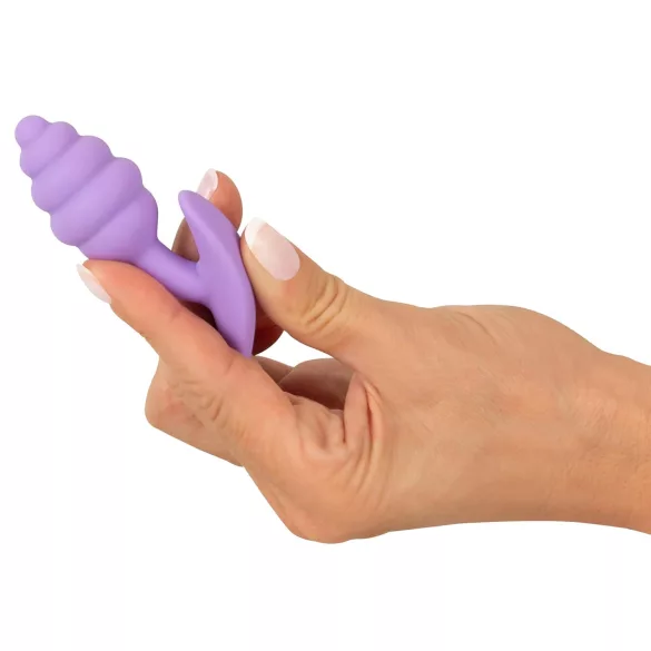 Cuties Mini Butt Plug - plug anale in silicone (viola, 2,8 cm)