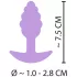 Cuties Mini Butt Plug - plug anale in silicone (viola, 2,8 cm)