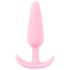 Cuties Mini Butt Plug - plug anale piccolo in silicone - rosa 2,1 cm