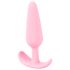 Cuties Mini Butt Plug - plug anale piccolo in silicone - rosa 2,1 cm