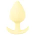 Cuties Mini Butt Plug - plug anale in silicone (giallo, 3,1 cm)