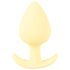 Cuties Mini Plug Anale in Silicone - Giallo (3,1 cm)