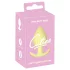 Cuties Mini Butt Plug - plug anale in silicone (giallo, 3,1 cm)