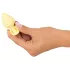 Cuties Mini Butt Plug - plug anale in silicone (giallo, 3,1 cm)
